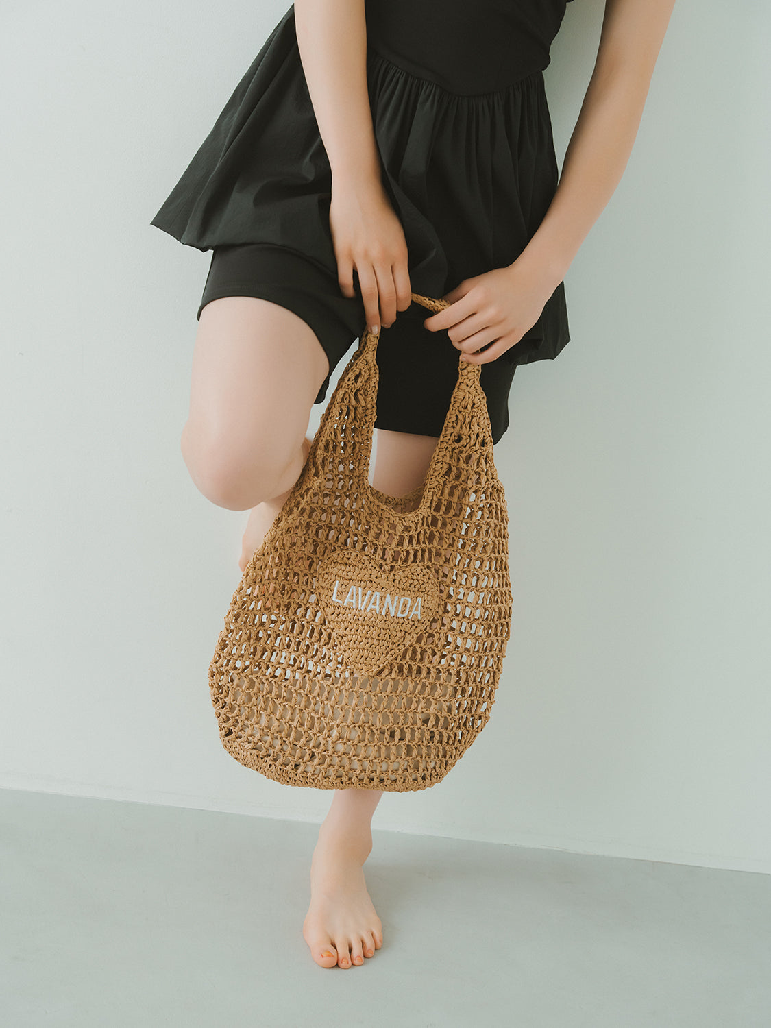 Lavanda ネットトートバッグ ブラック ネットトートBAG