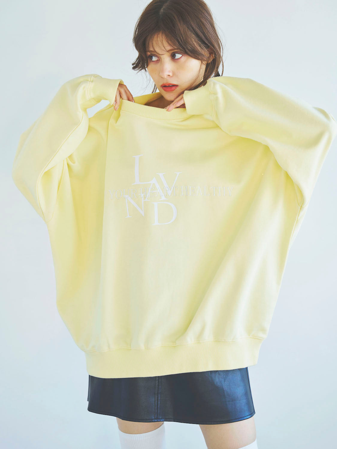 【POPUP限定】ロゴメッセージスウェット