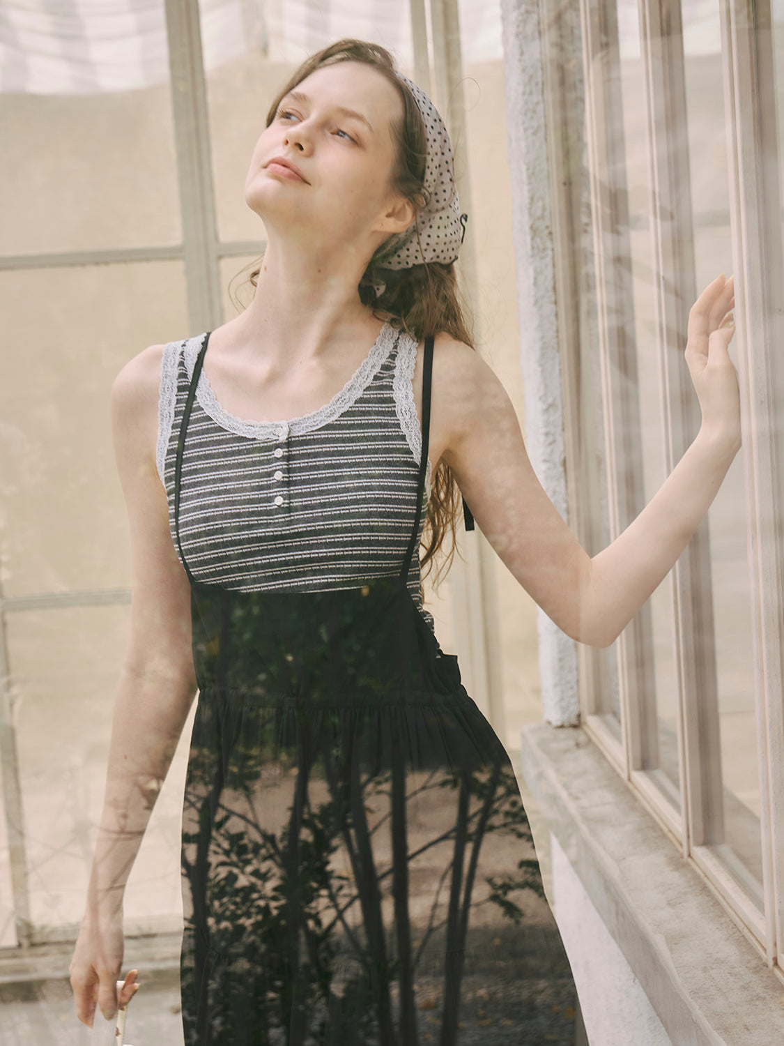LAVANDA ラバンダ　ティアード　シャツワンピース lavanda 宇野実彩子 ラバンダ シャツワンピース ティアードデザイン