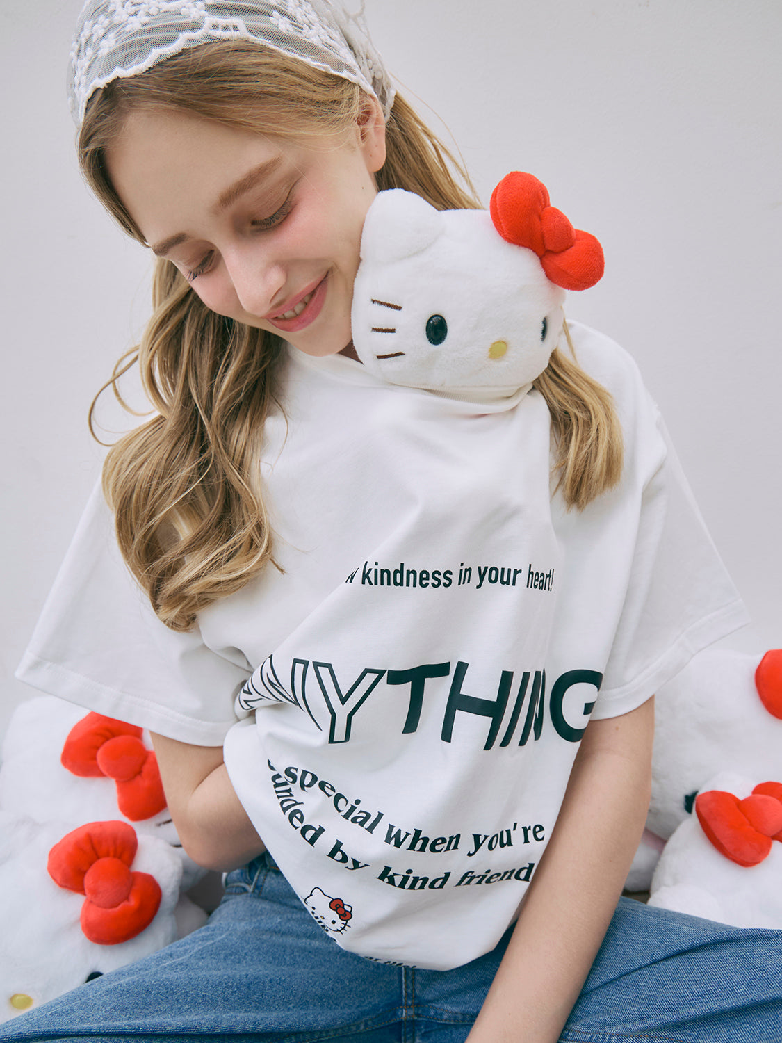 早い者勝ち　2025【HELLO KITTY】ボックスメッセージ　lavanda HELLO KITTY】ボックスメッセージT