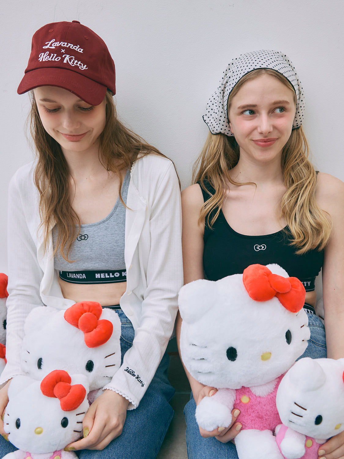 【HELLO KITTY】ロゴキャップ