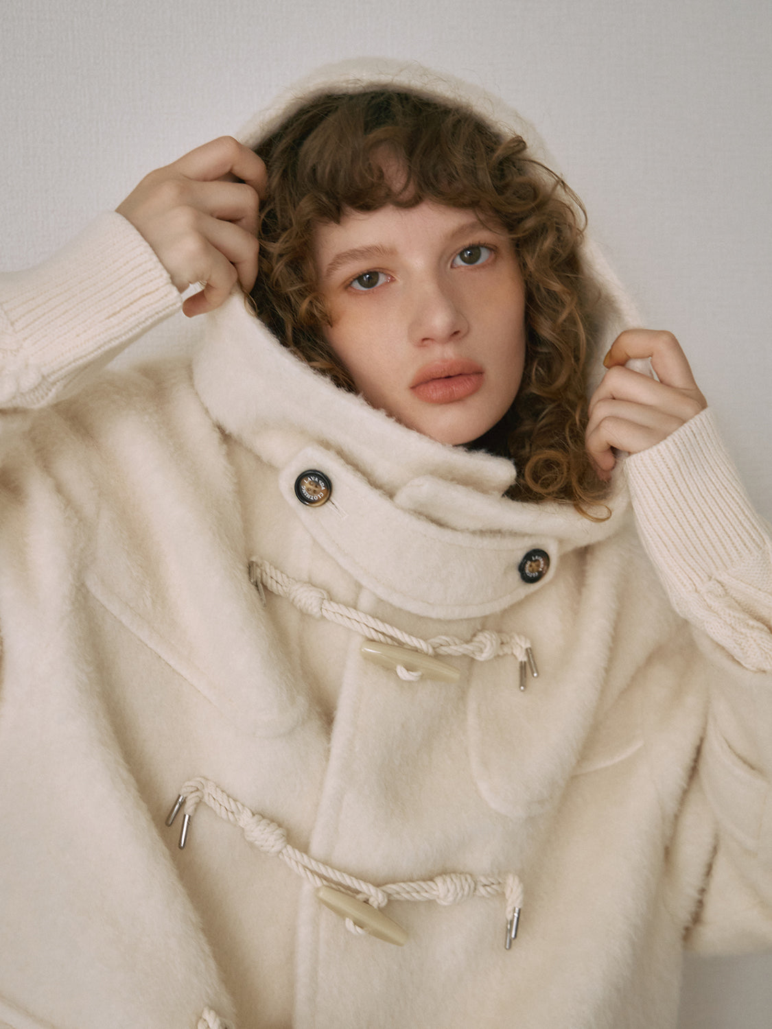 シャギーダッフルコート