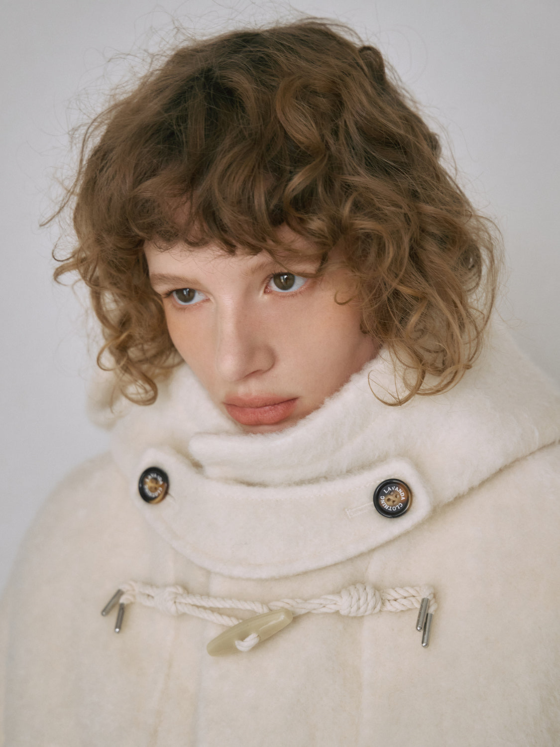 シャギーダッフルコート