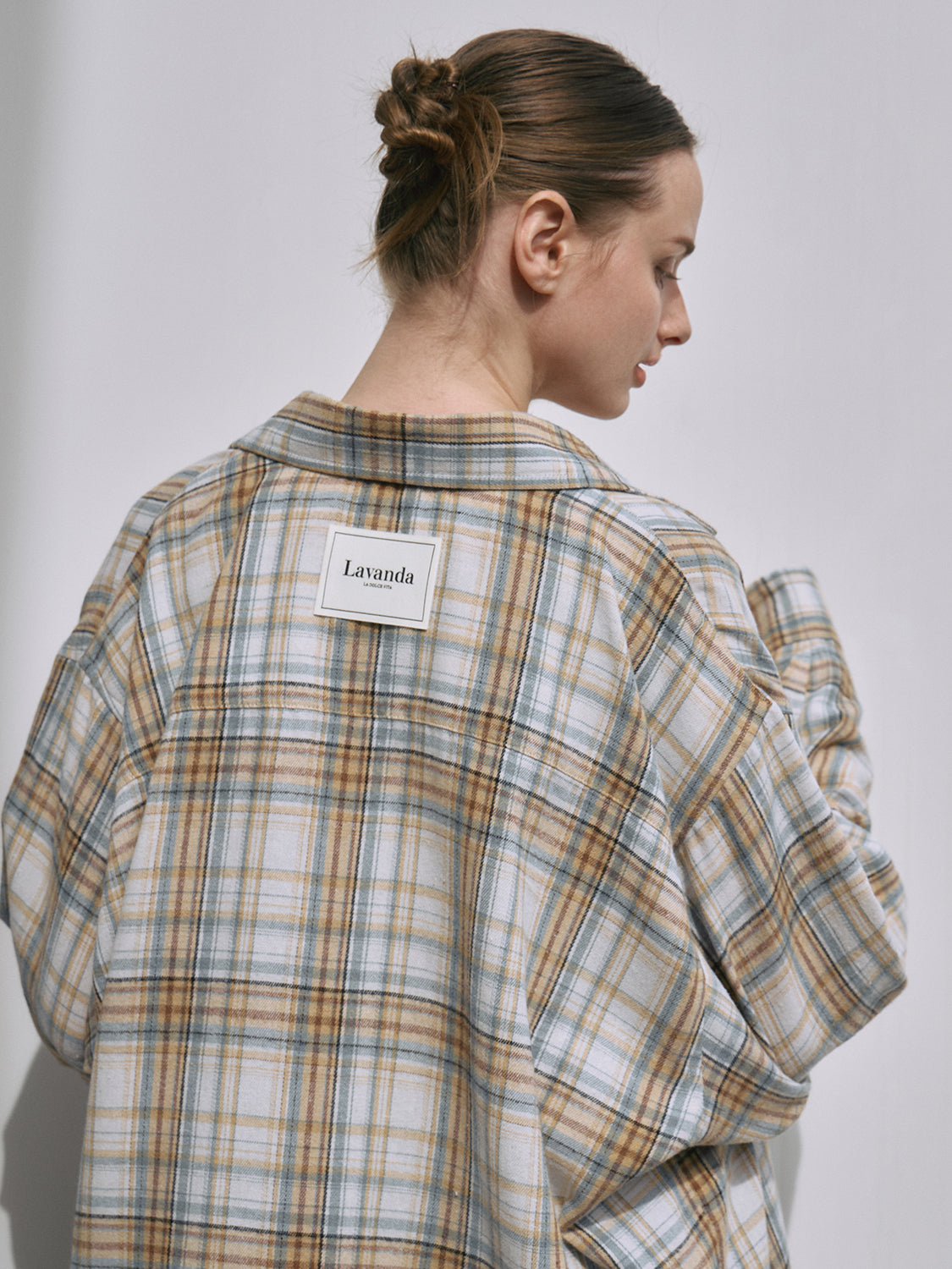 オーバーチェックシャツ