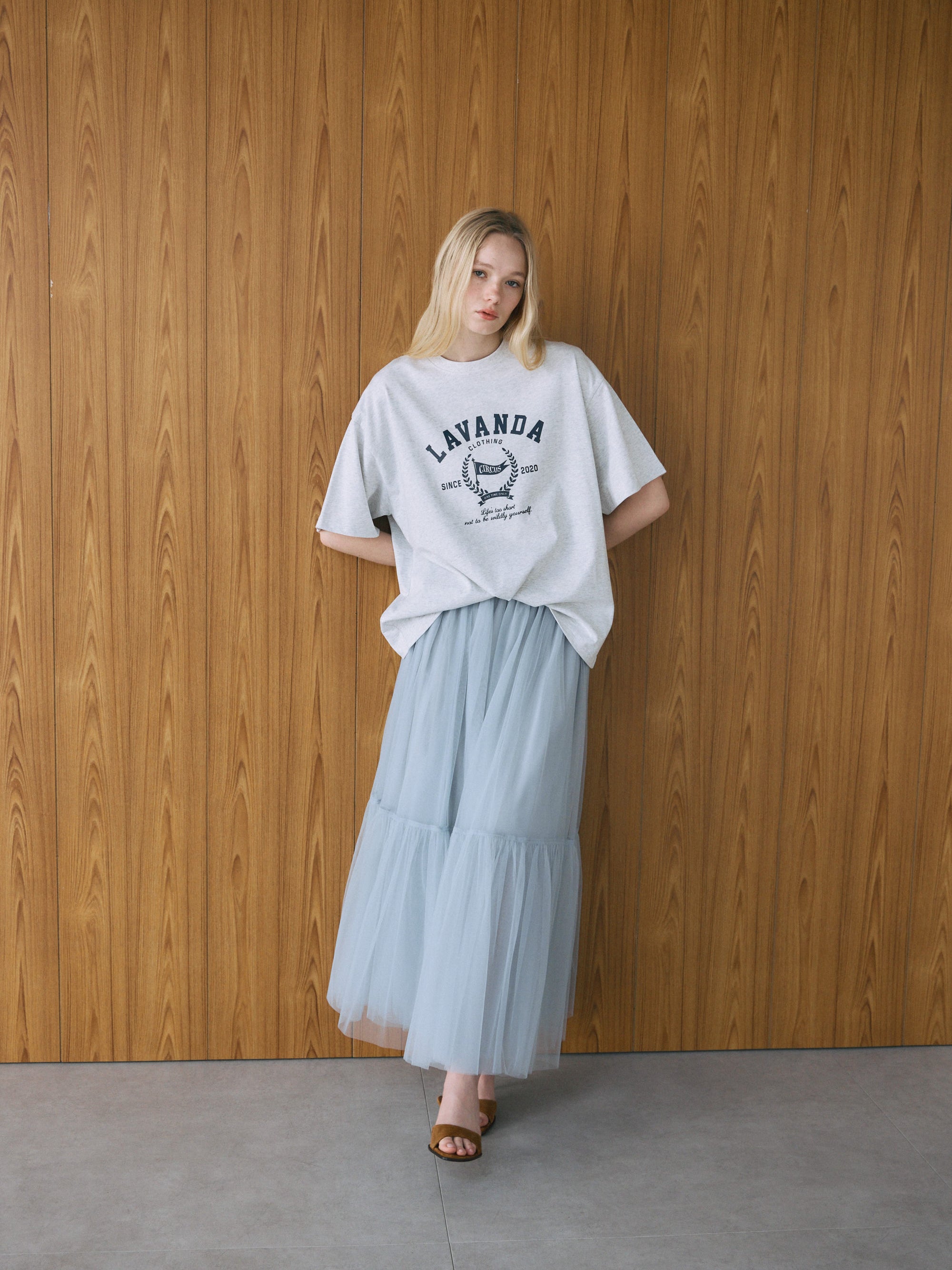 カレッジオーバーサイズTシャツ