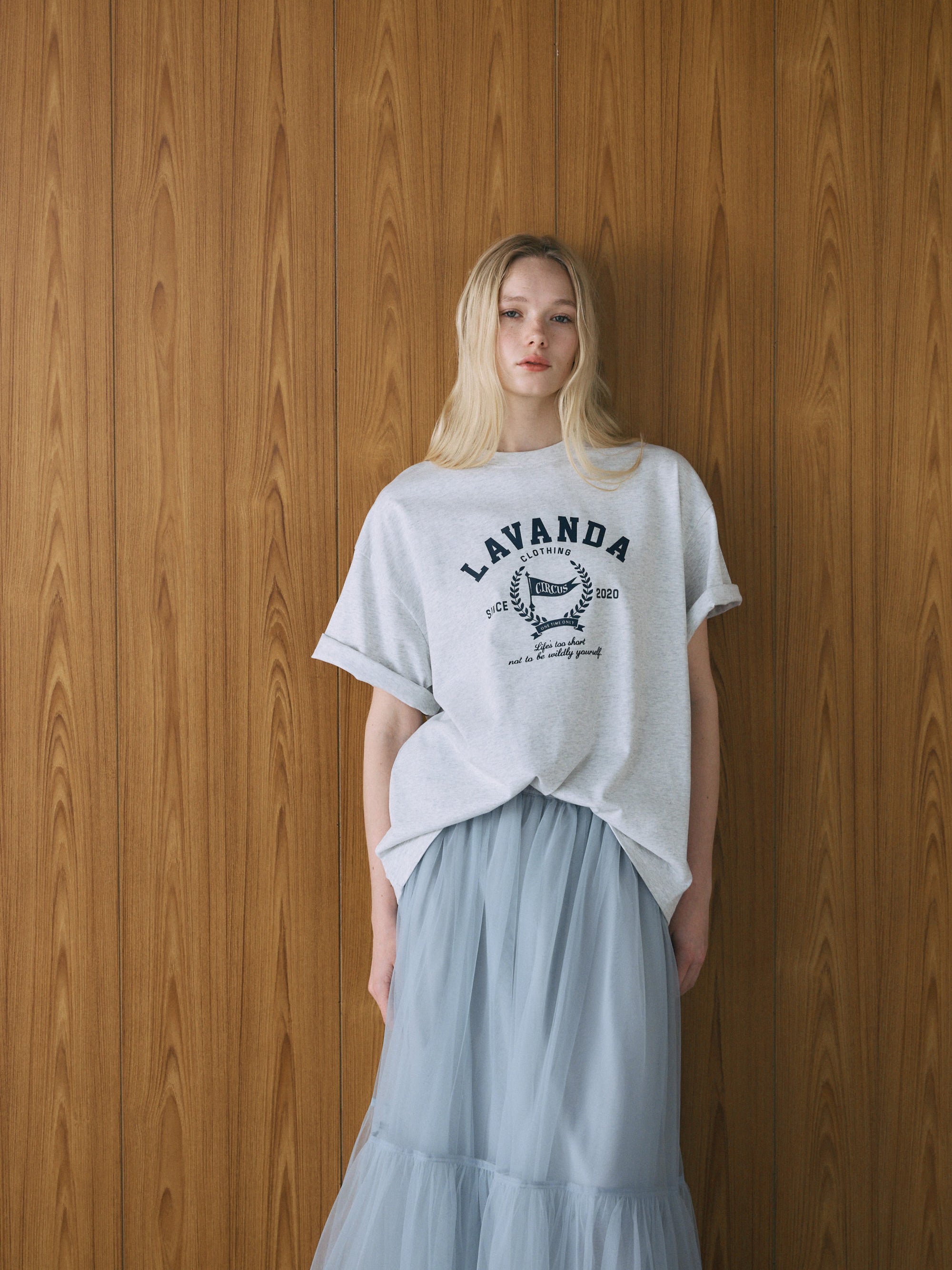 カレッジオーバーサイズTシャツ