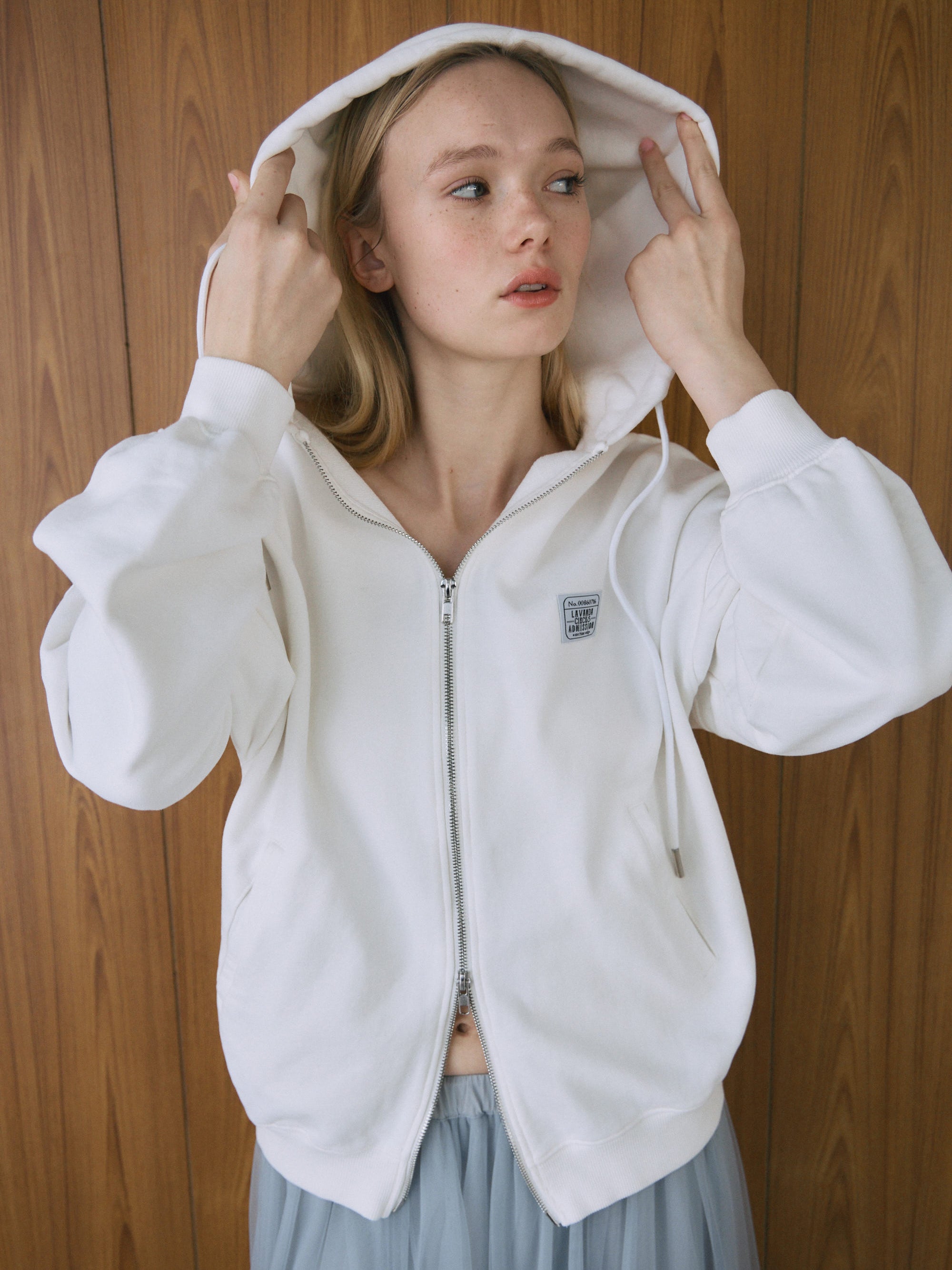 オーバーサイズスウェットパーカー