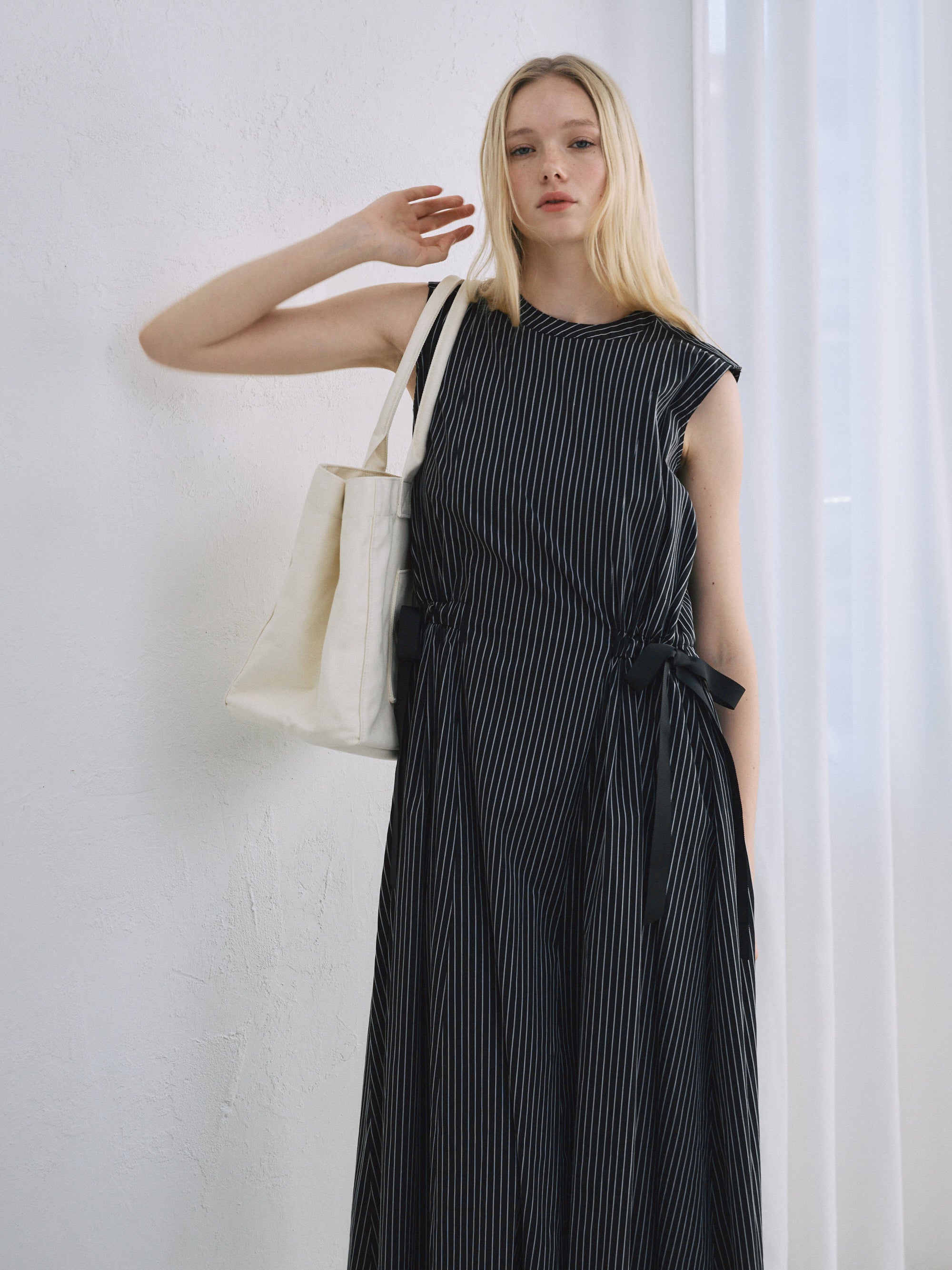 ストライプワンピース