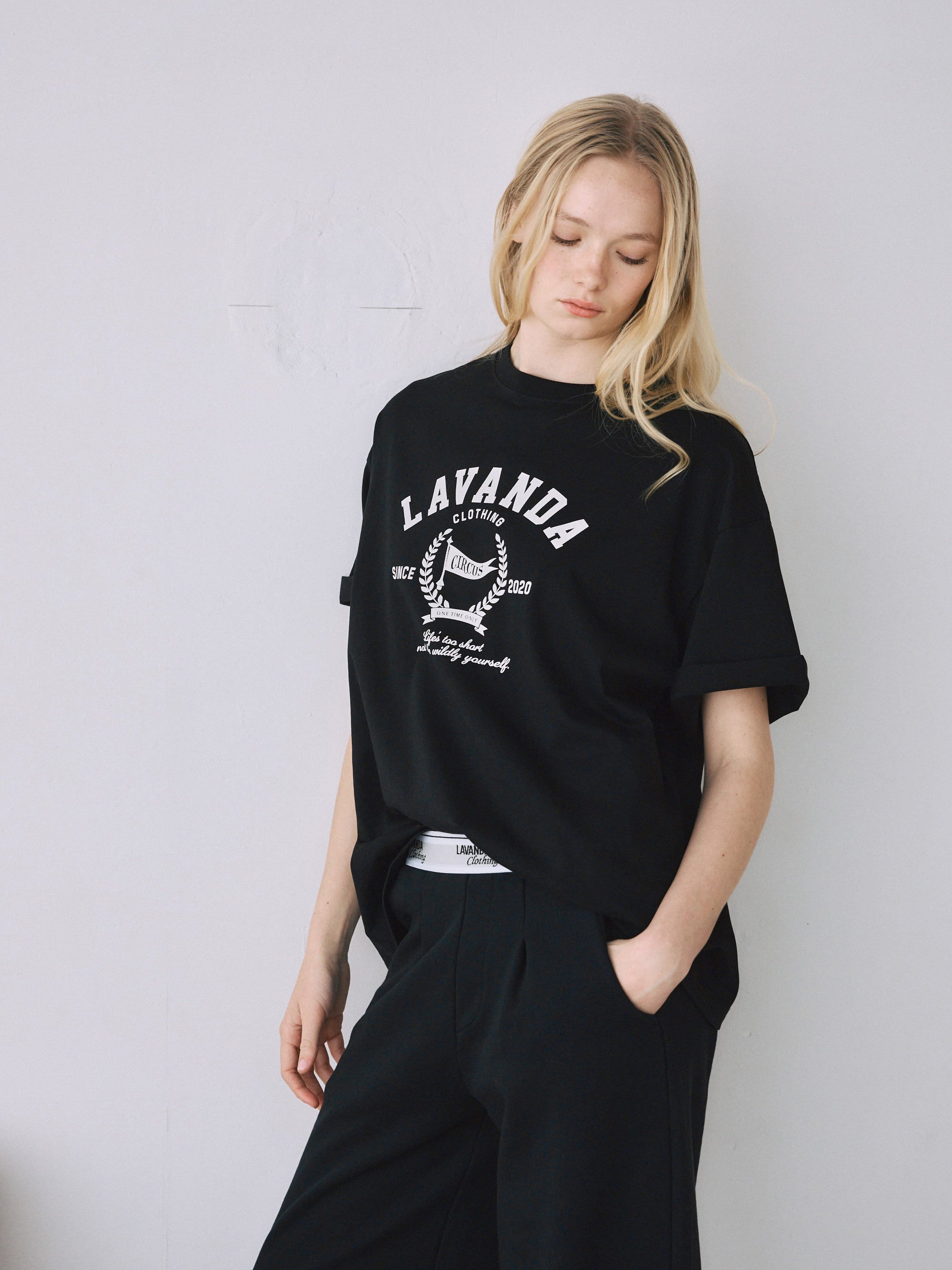 カレッジオーバーサイズTシャツ