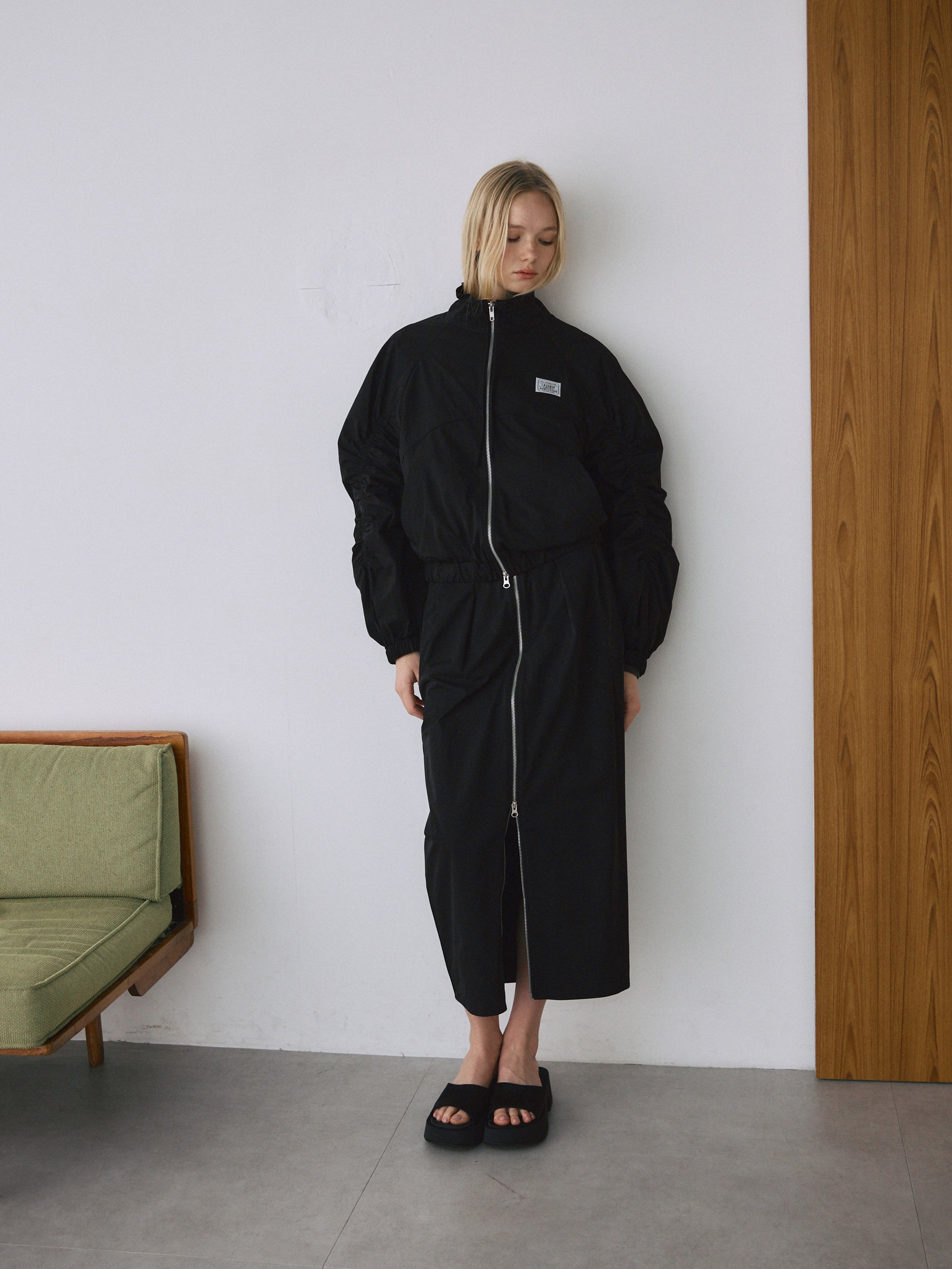 スリーブギャザーブルゾン