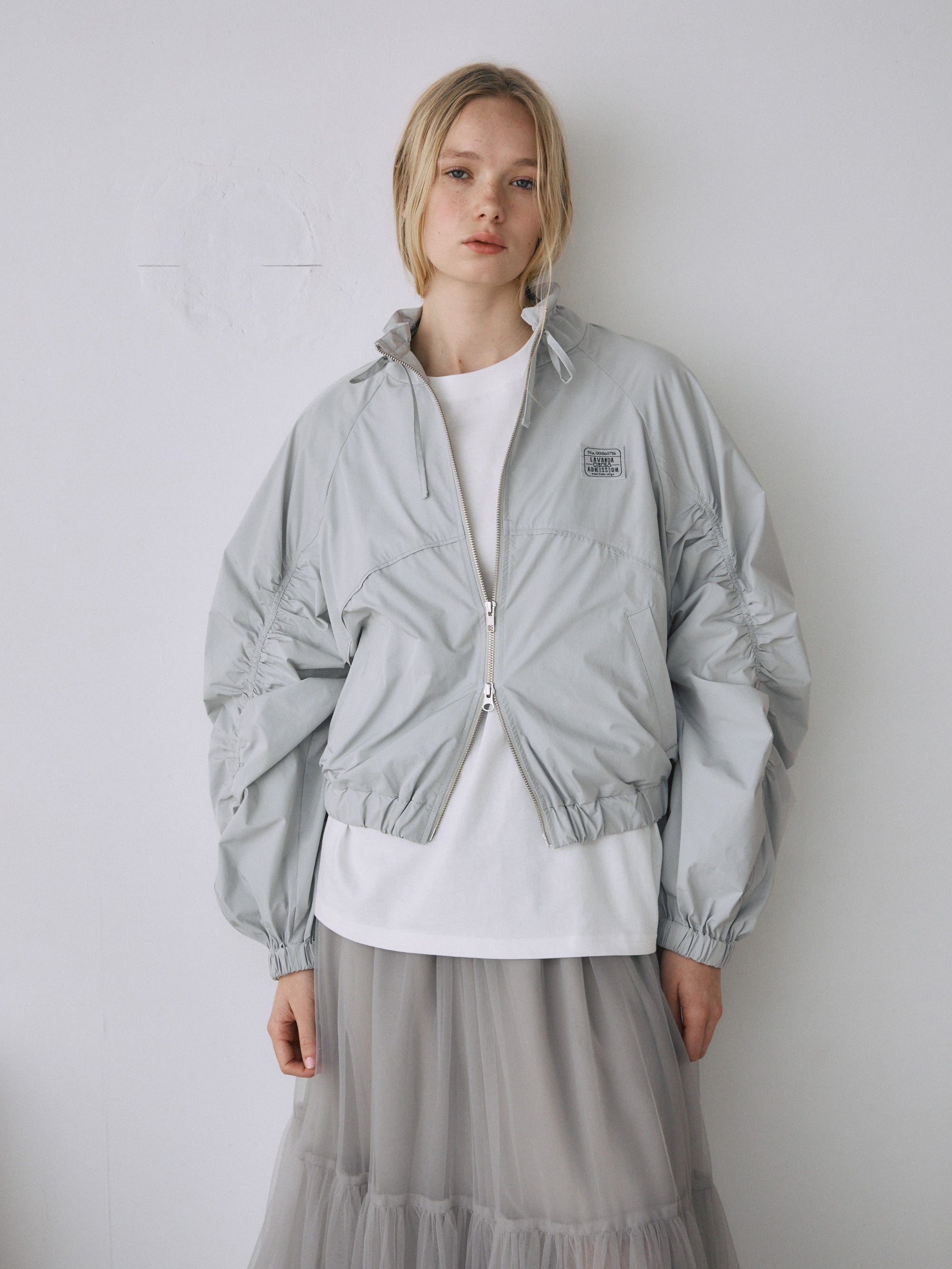 スリーブギャザーブルゾン