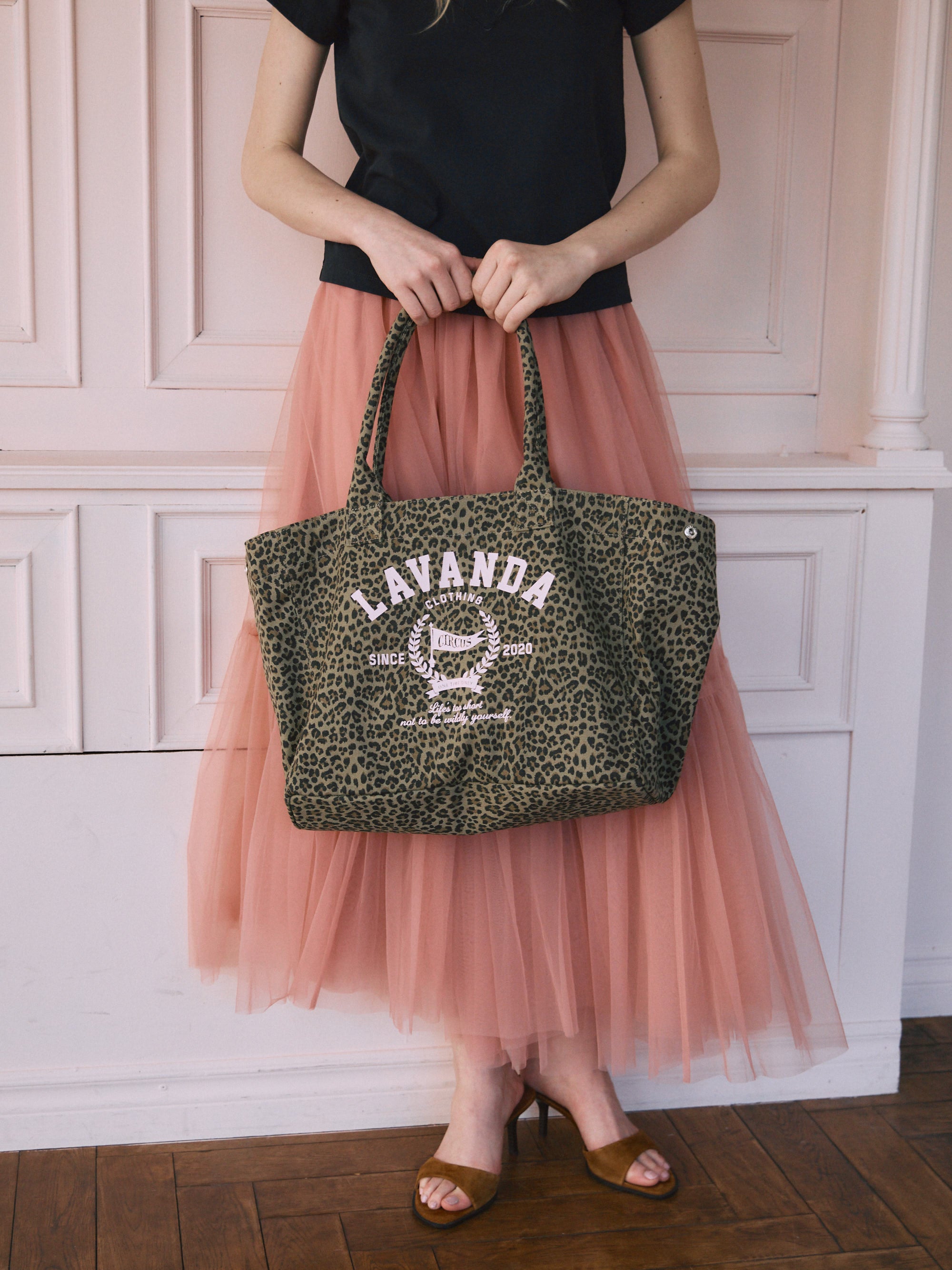 カレッジロゴキャンバストートバッグ