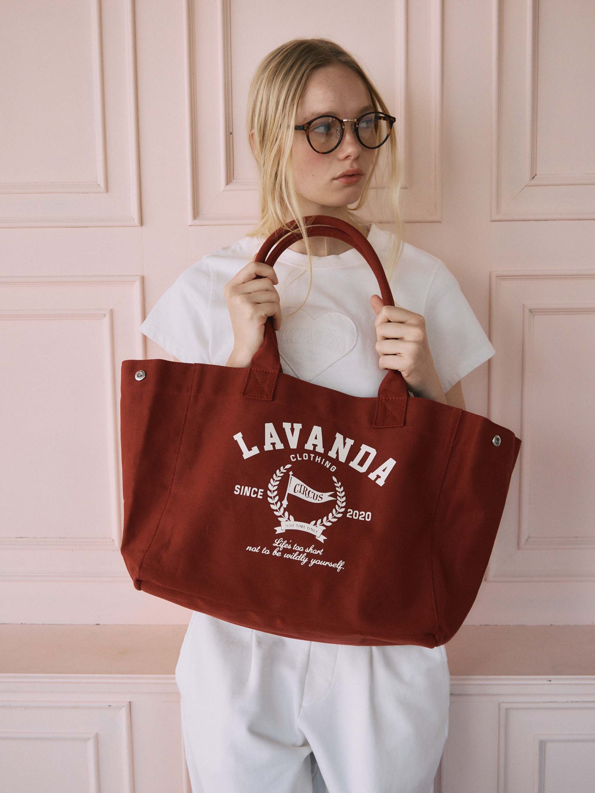 カレッジロゴキャンバストートバッグ