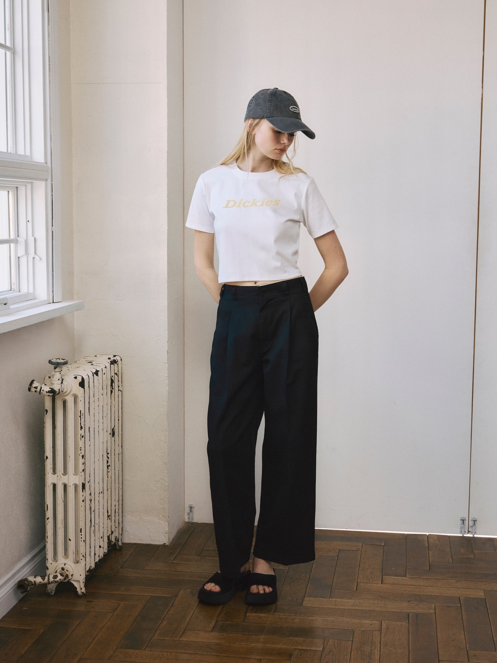 【Dickies®×LAVANDA】コンパクトリブTシャツ