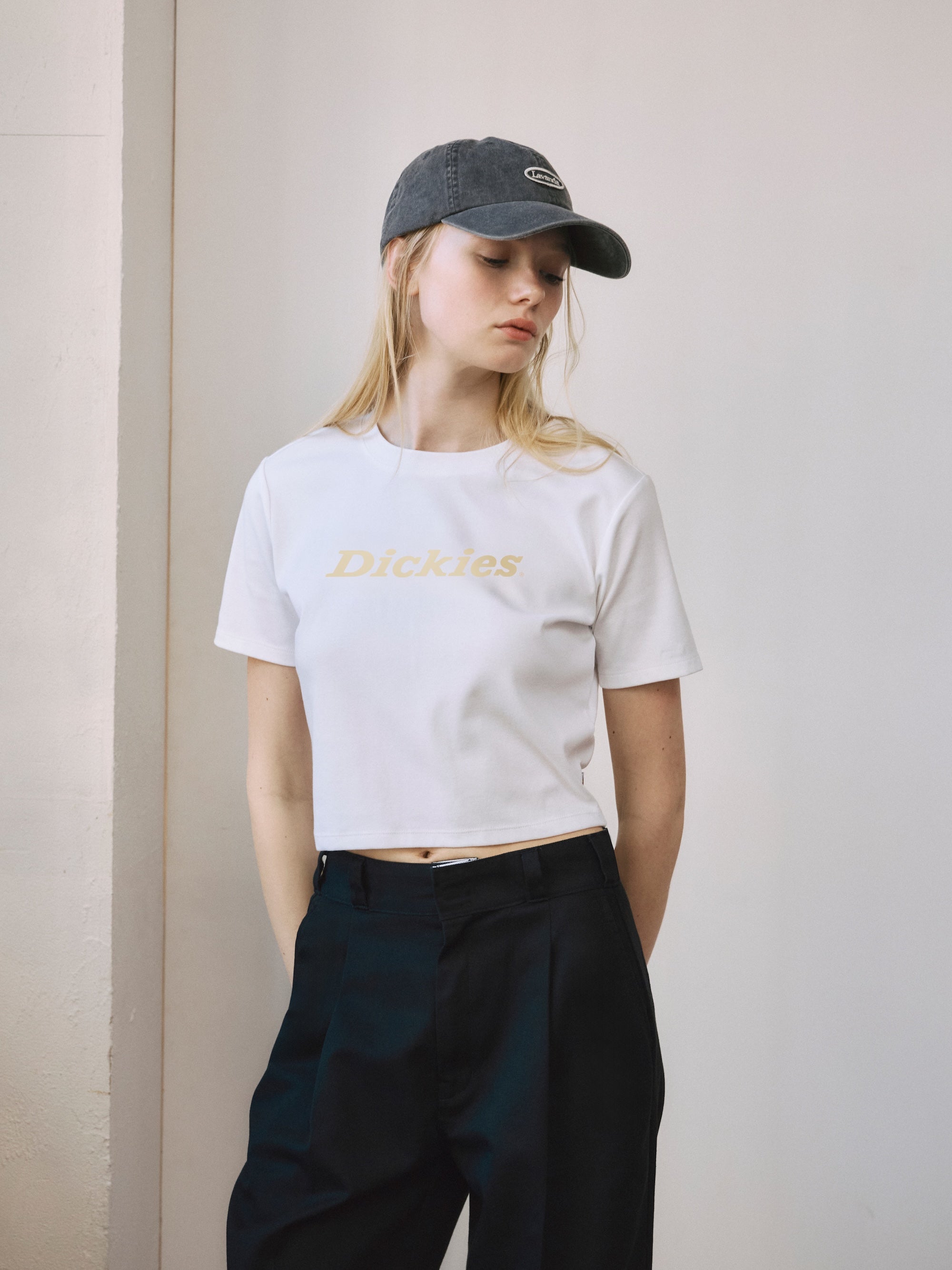 【Dickies®×LAVANDA】コンパクトリブTシャツ