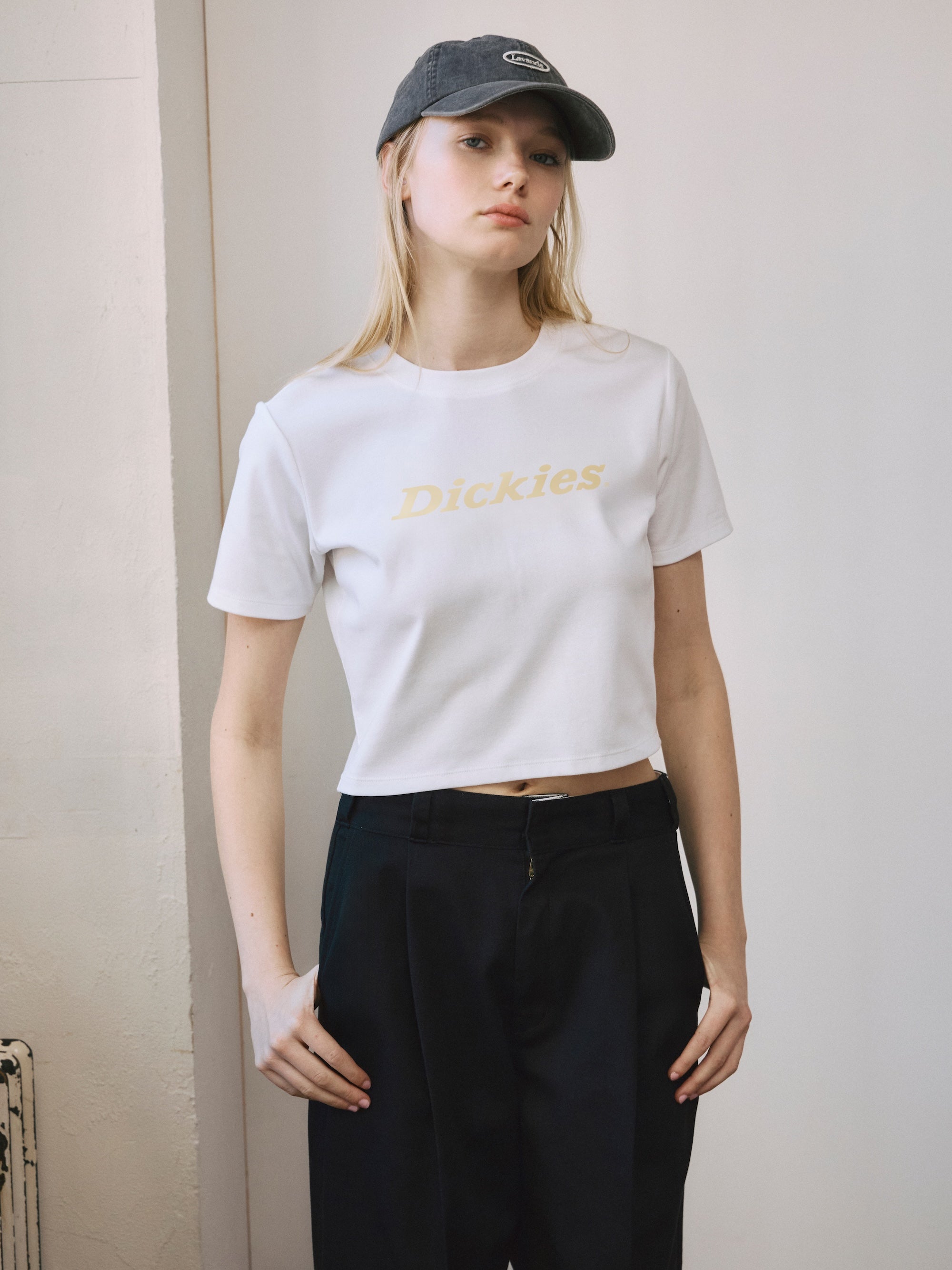 【Dickies®×LAVANDA】コンパクトリブTシャツ