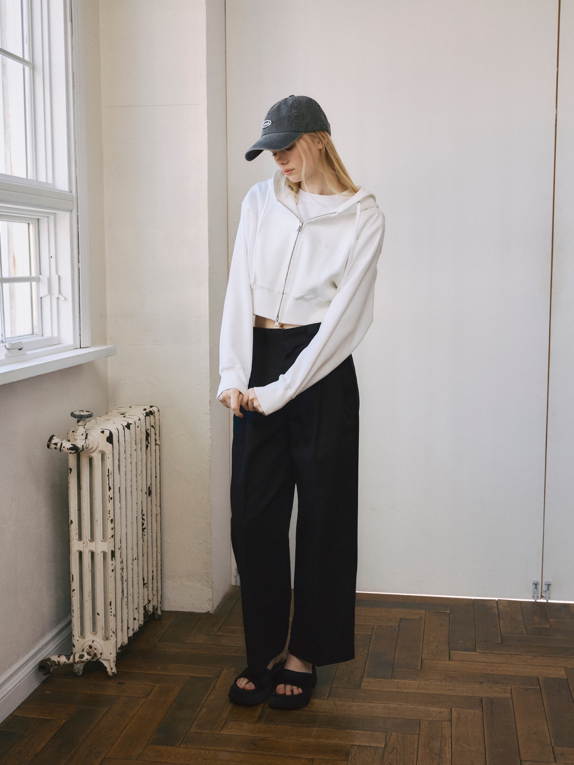 【Dickies®×LAVANDA】Wジップショートパーカー