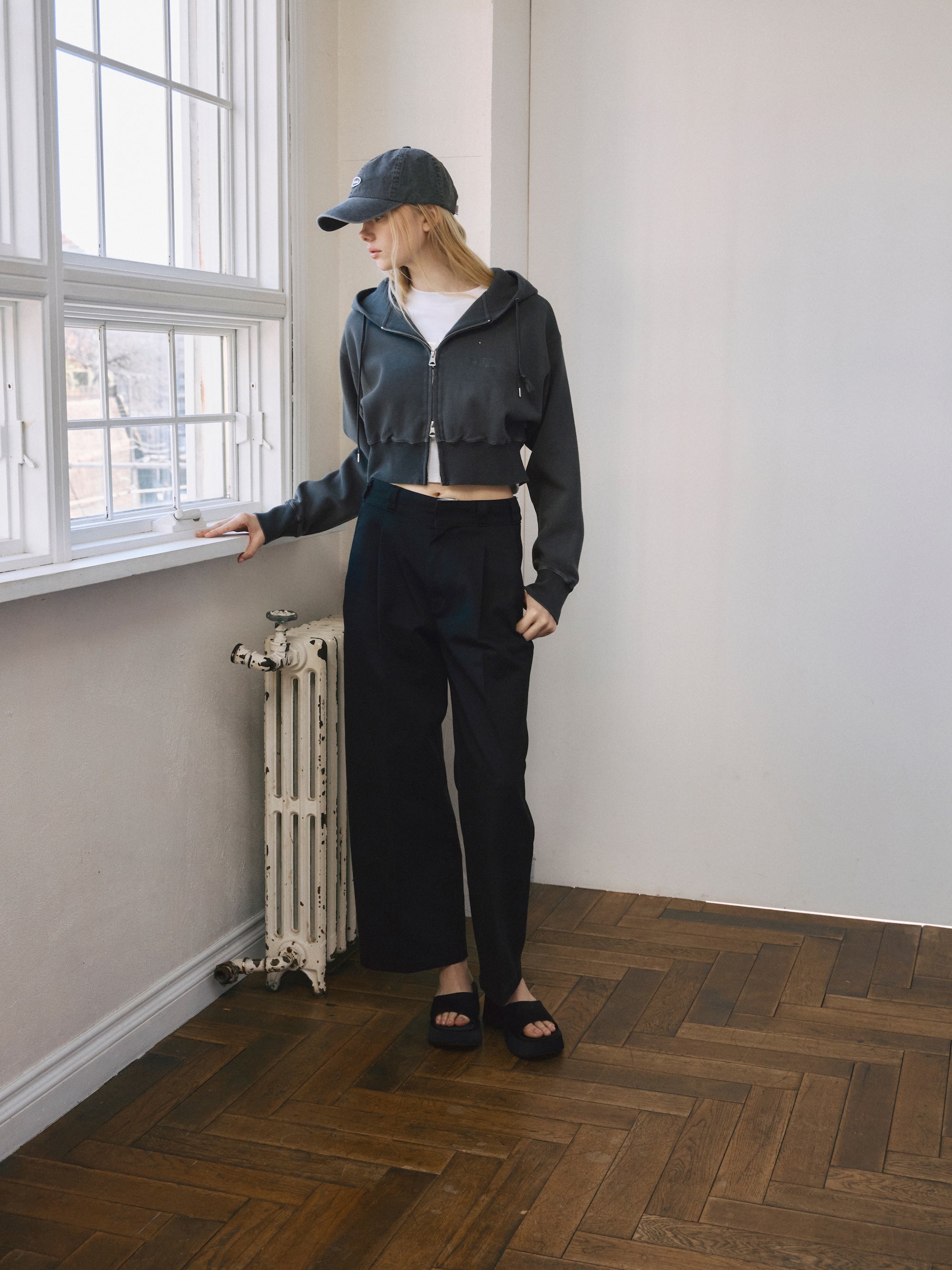 【Dickies®×LAVANDA】Wジップショートパーカー