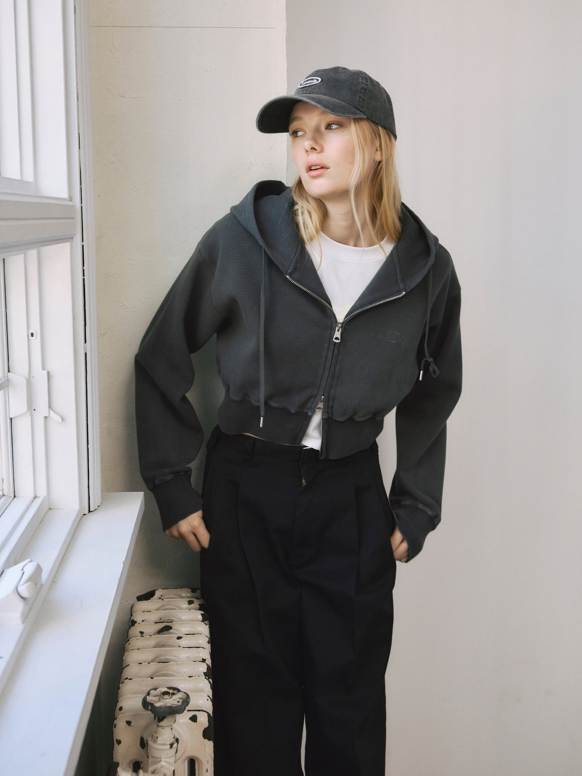 【Dickies®×LAVANDA】Wジップショートパーカー