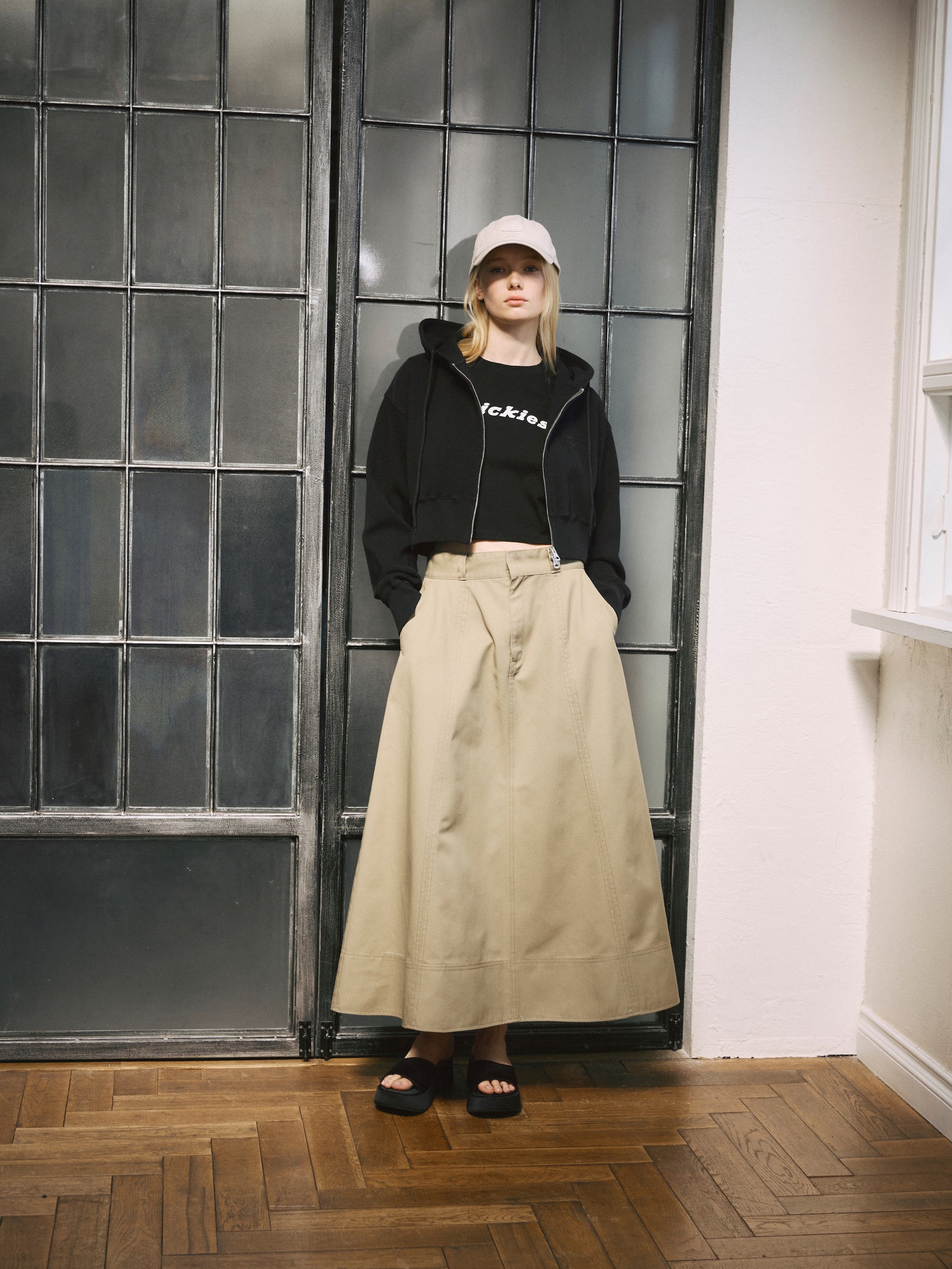 【Dickies®×LAVANDA】フレアスカート