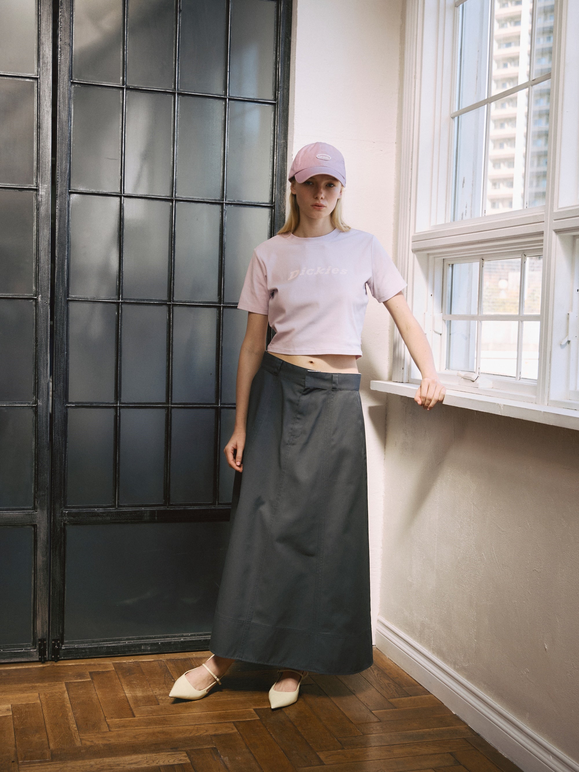 【Dickies®×LAVANDA】コンパクトリブTシャツ