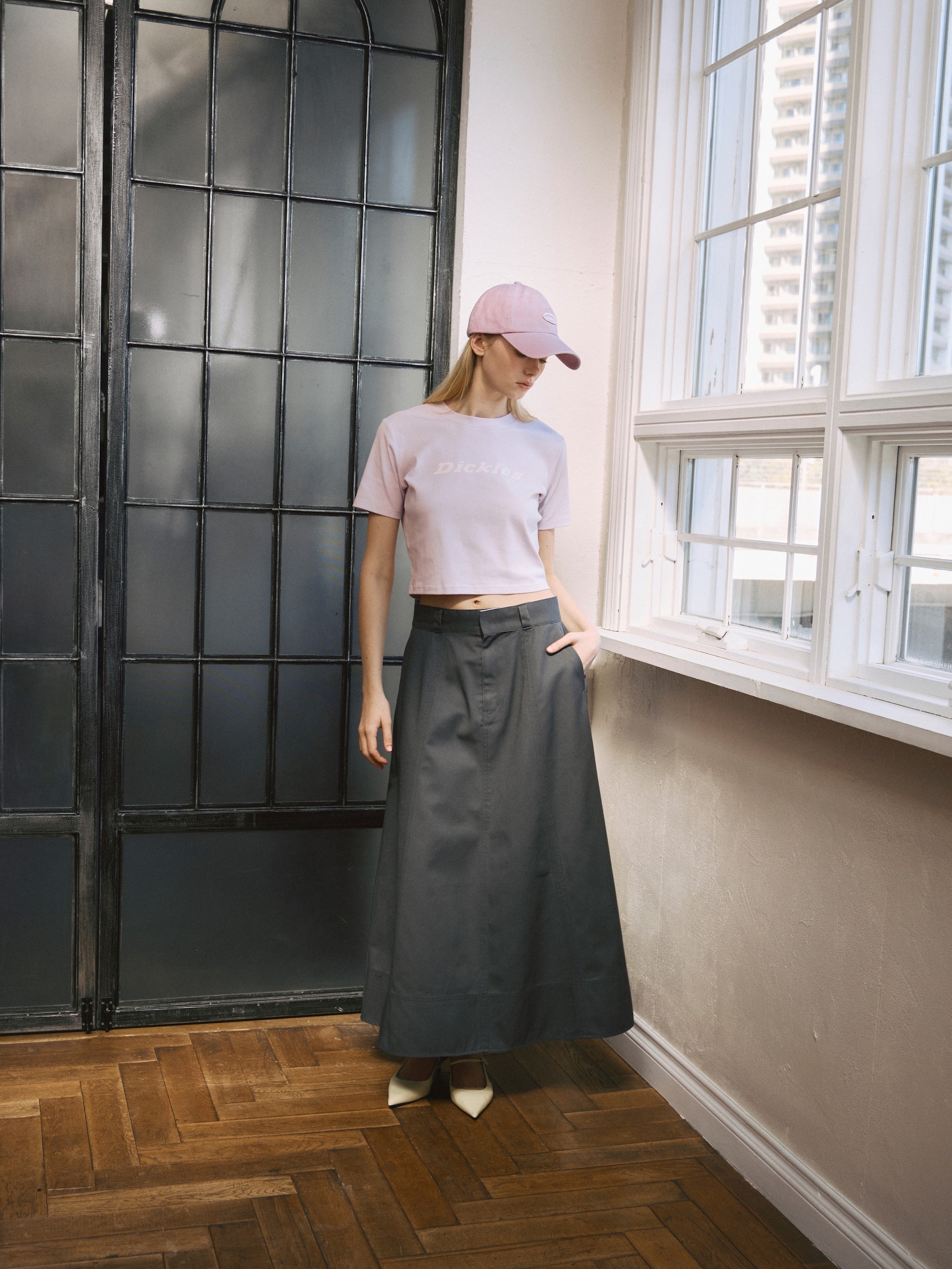 【Dickies®×LAVANDA】コンパクトリブTシャツ