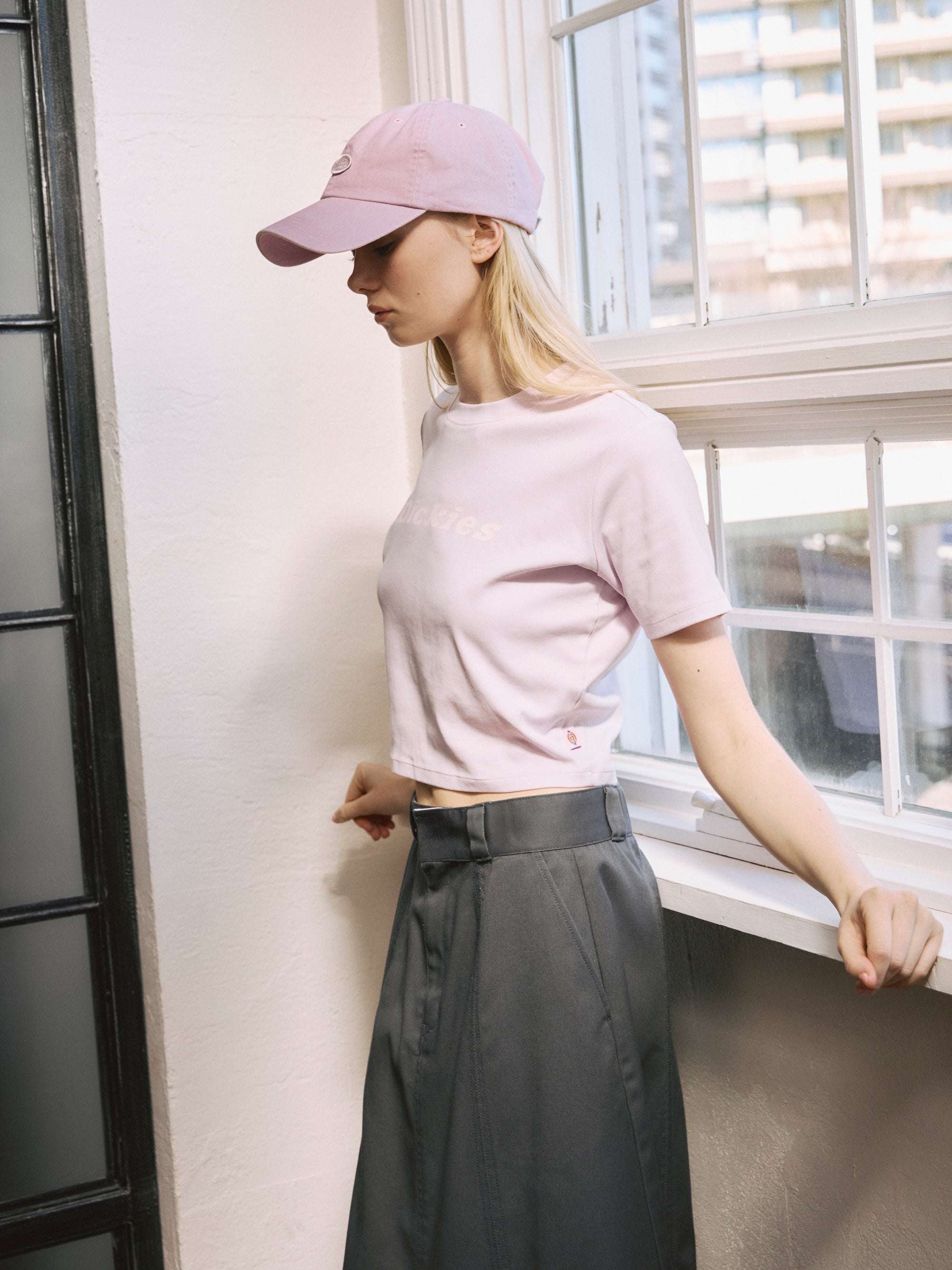 【Dickies®×LAVANDA】コンパクトリブTシャツ