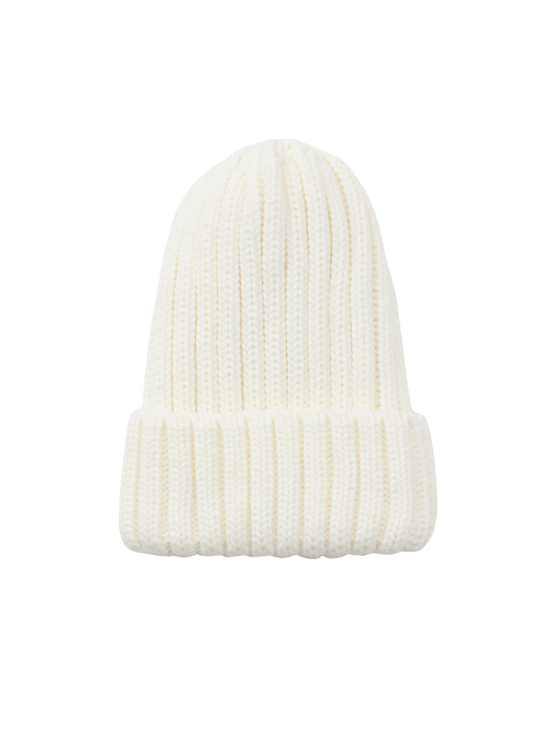 ワンポイントニットキャップ