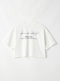 LH ラインストーンショート丈Tシャツ