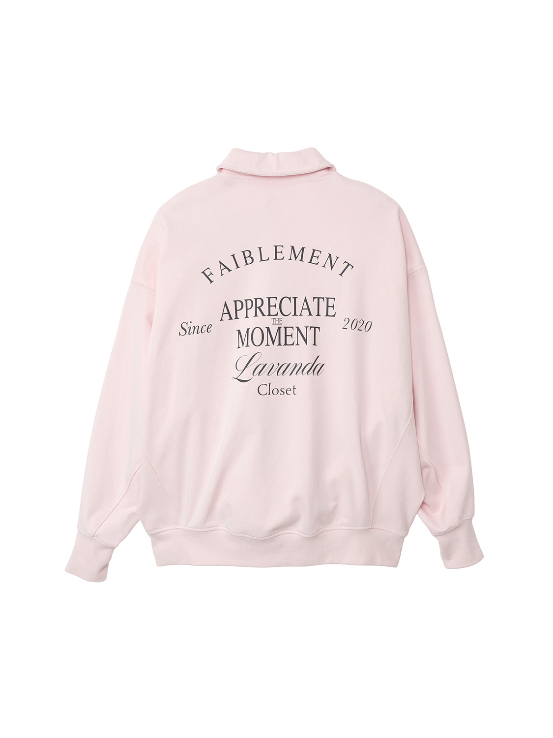 ハーフジップロゴスウェットプルオーバー