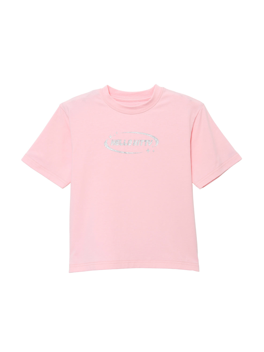 【HELLO KITTY】キッズグリッターTシャツ