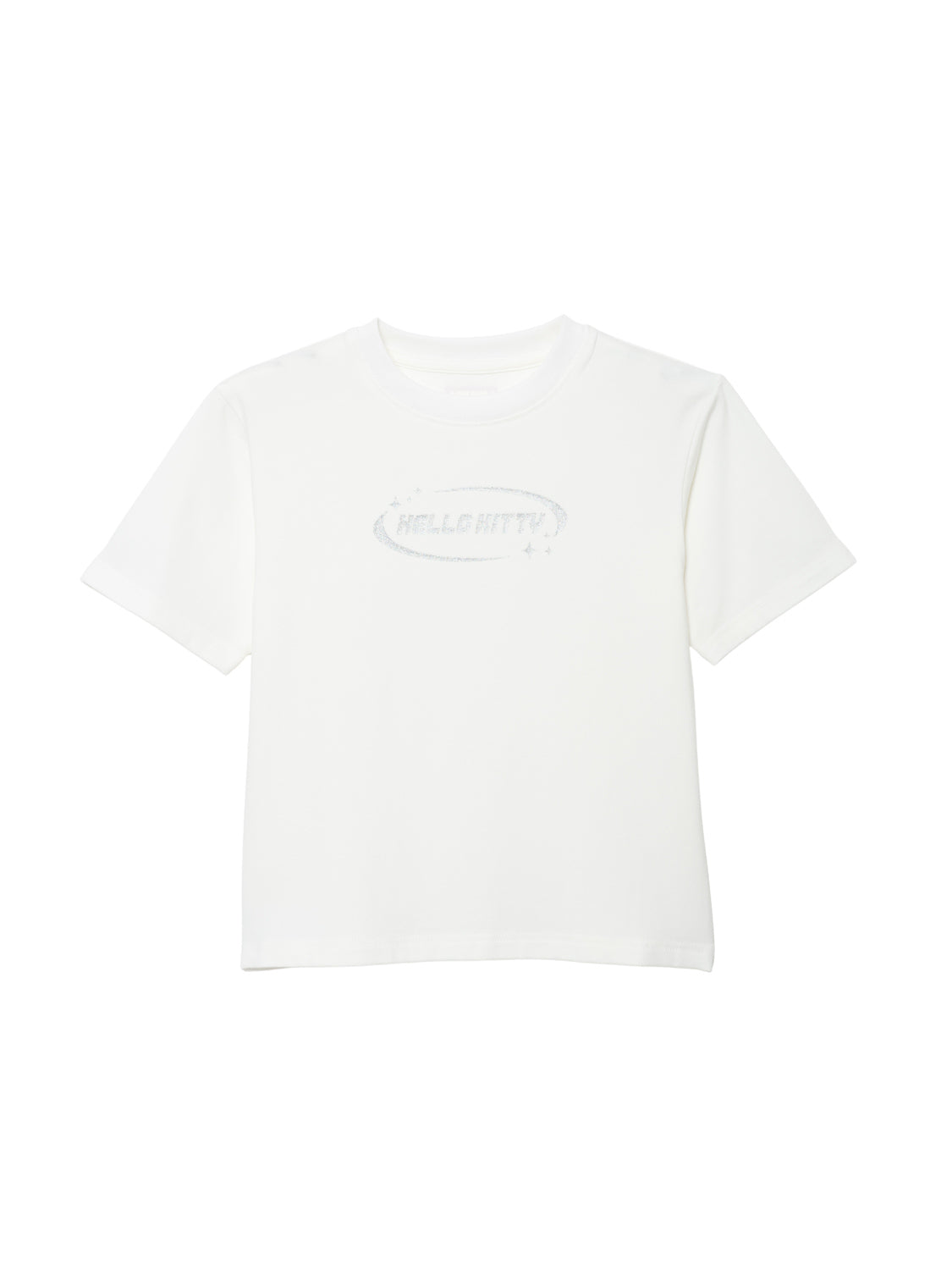 【HELLO KITTY】キッズグリッターTシャツ