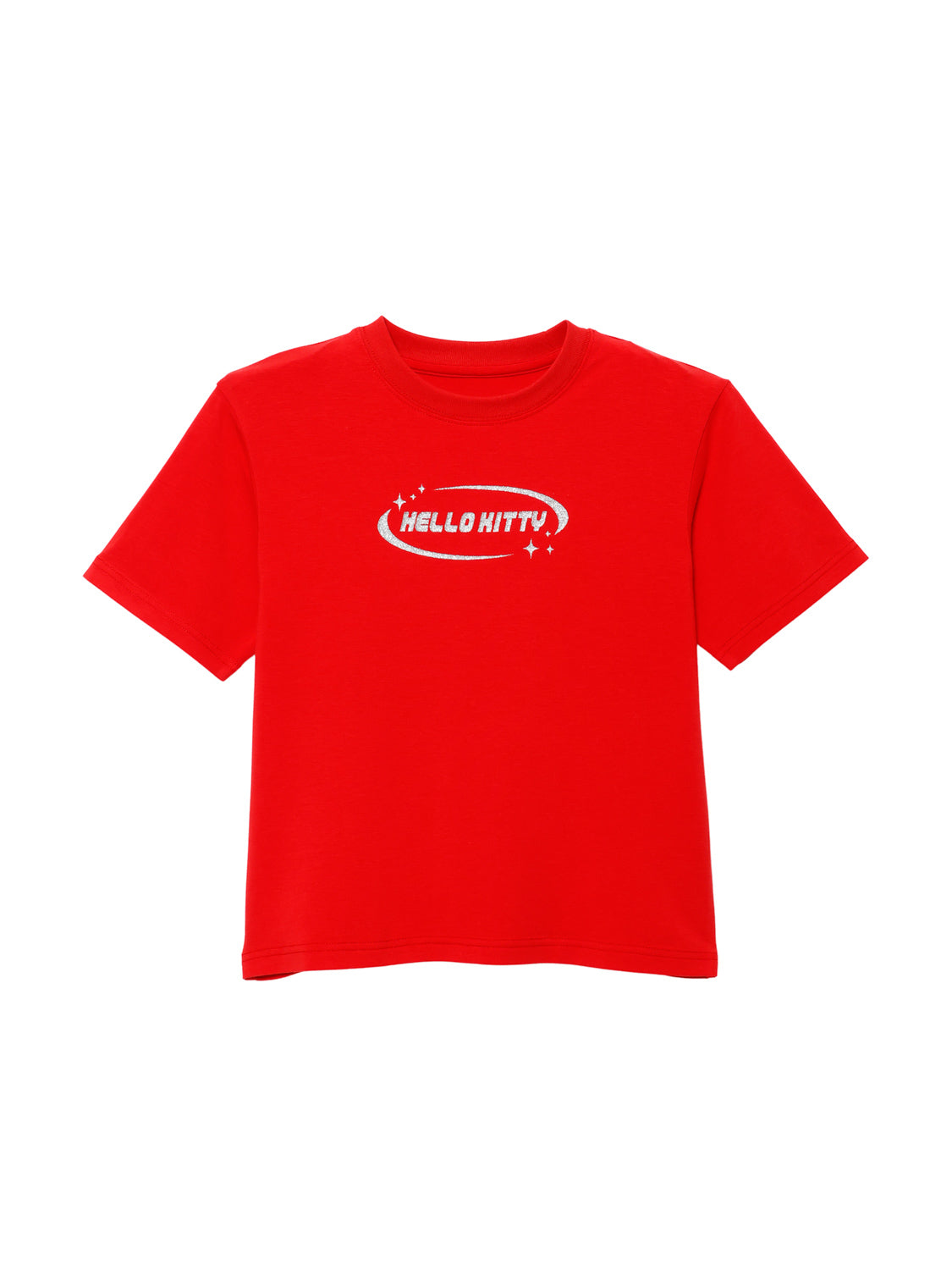 【HELLO KITTY】キッズグリッターTシャツ