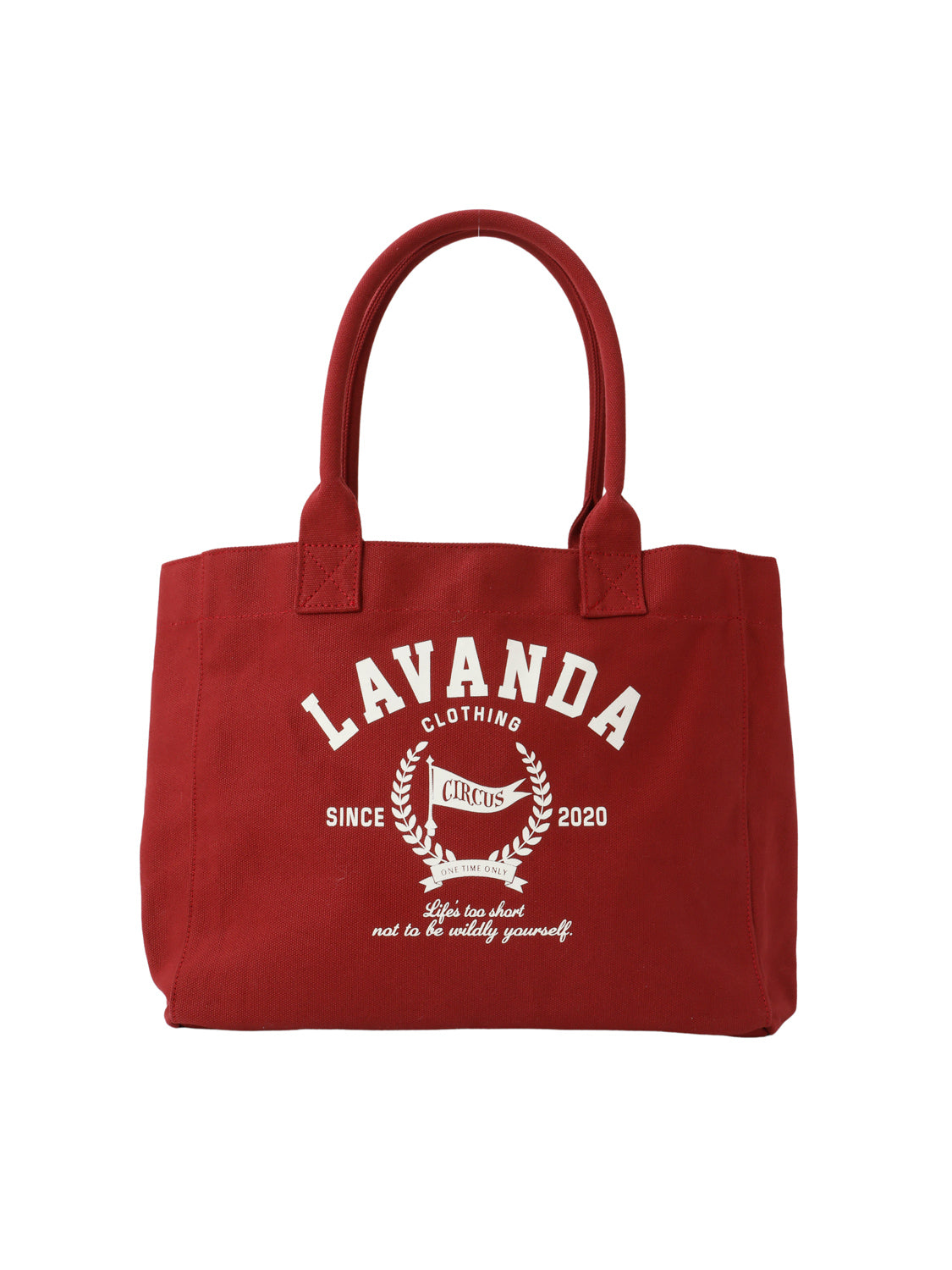 カレッジロゴキャンバストートバッグ