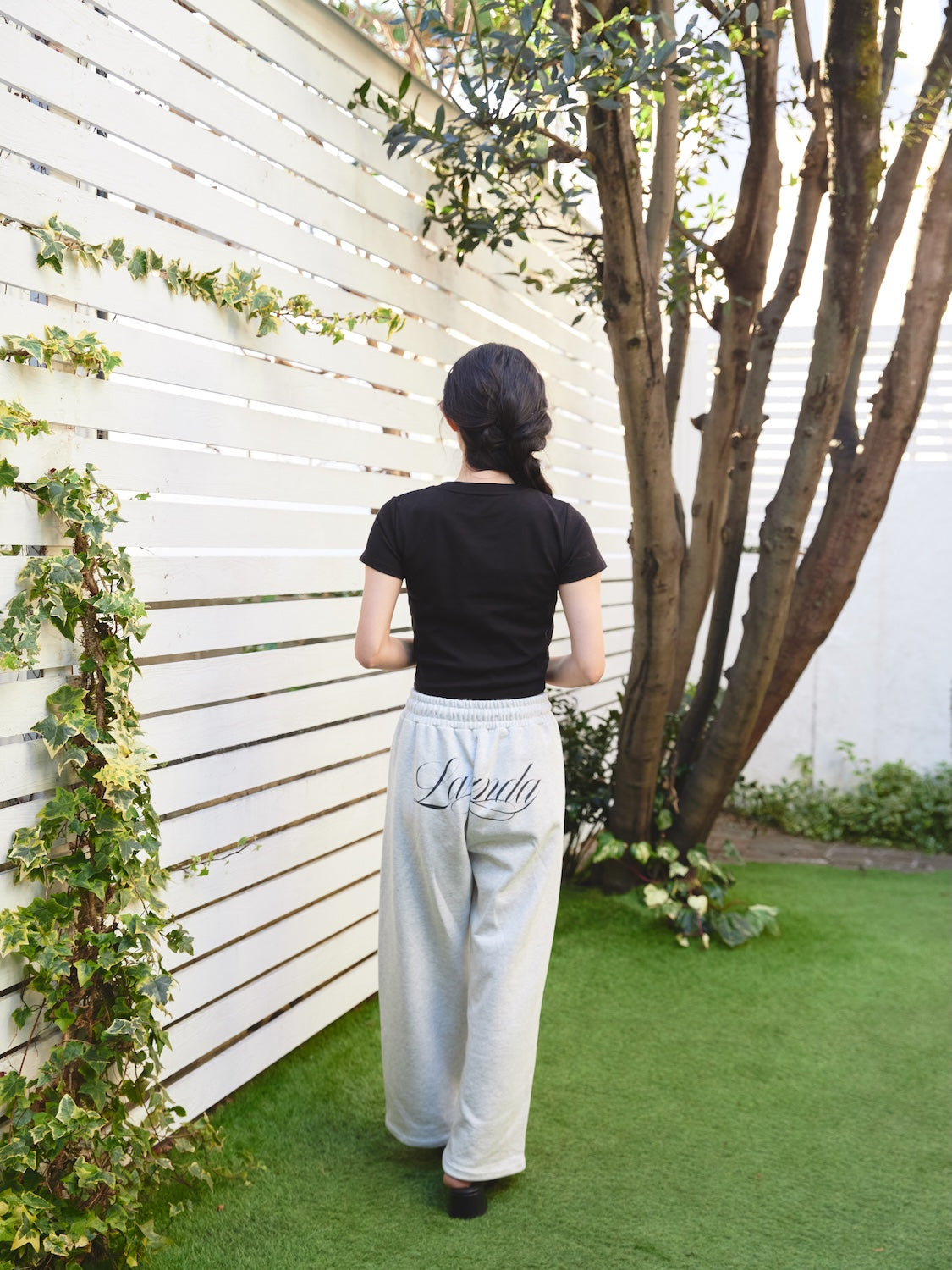 SET】ロゴTシャツ＆スウェットパンツ