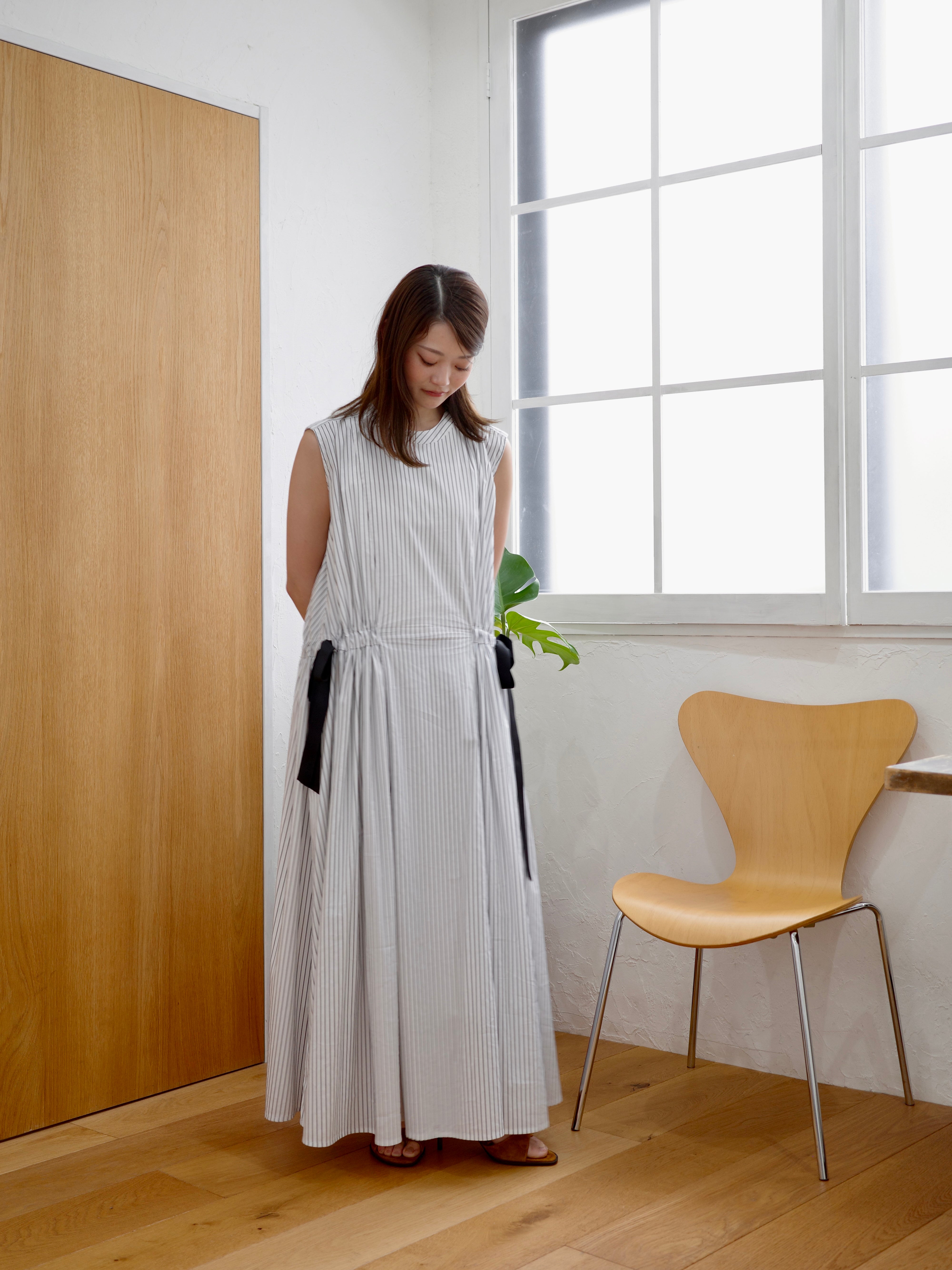 ストライプワンピース